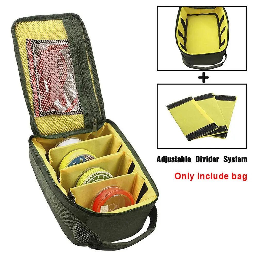 Сумка для рыболовной катушки 4-слойный чехол из ткани Оксфорд 600D с двойной