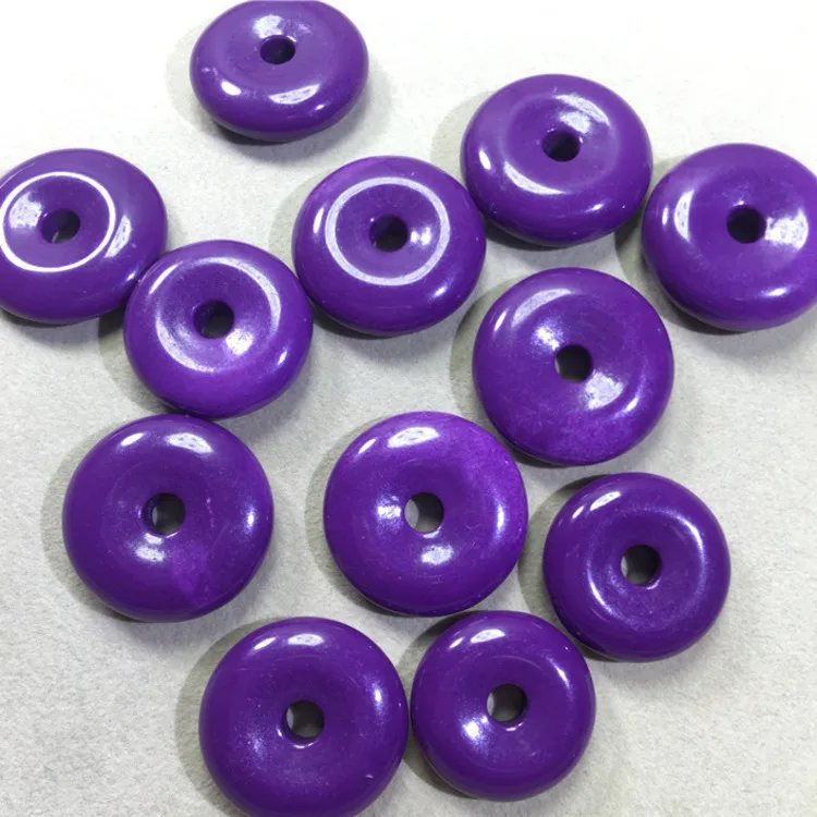 

Natural purple Mica safety buckle pendant
