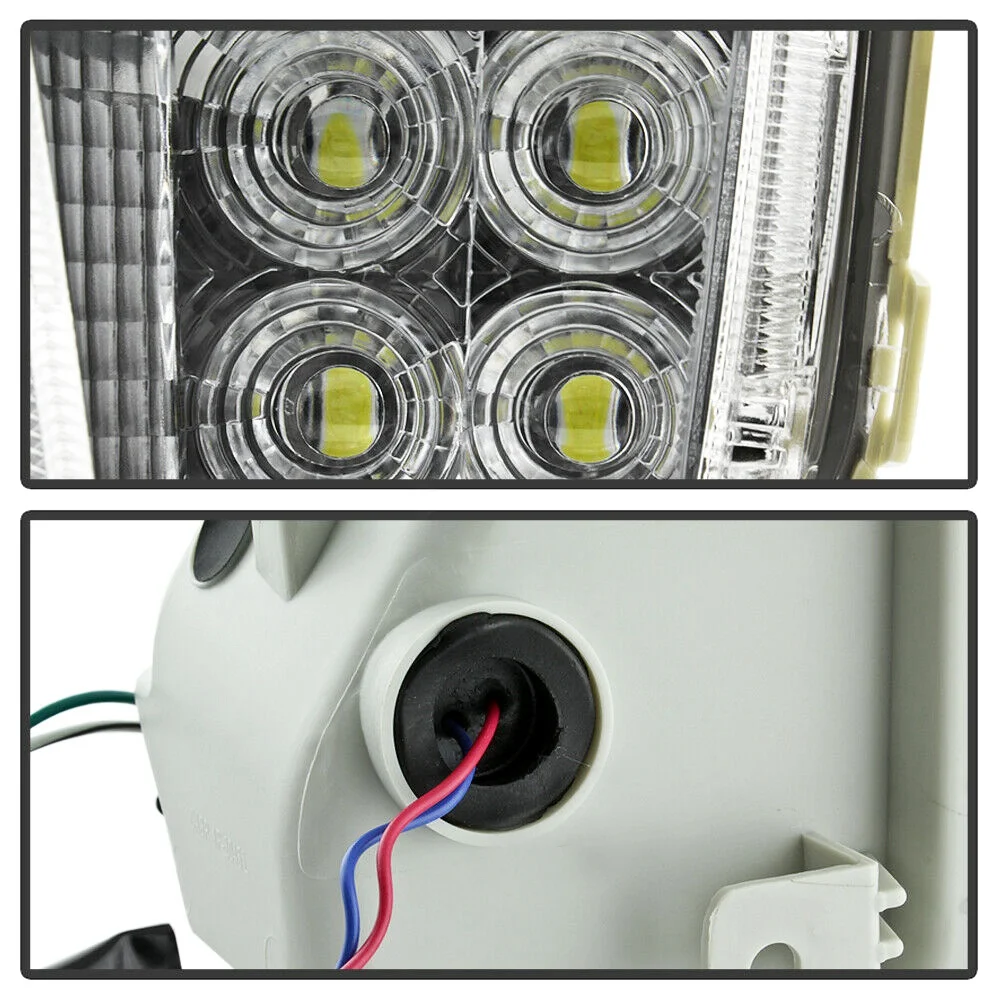 

Parking Turn Signal Lights Lamps with LED for 2012-2015 Toyota Prius Left+Right 81521-47060 81521-47040