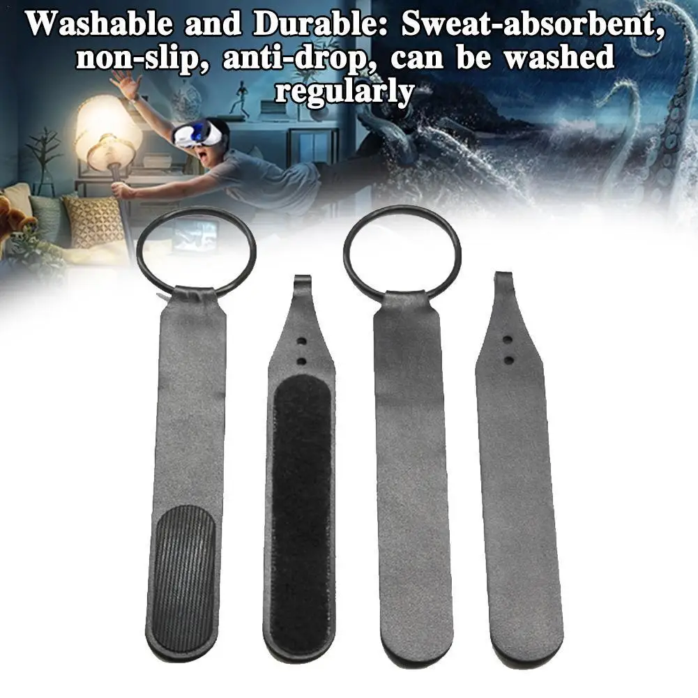 

1 пара, эластичные ремни для Oculus Grip, регулируемая ручка, ремешок для контроллера, ремешок на запястье, фиксированный VR R4X9