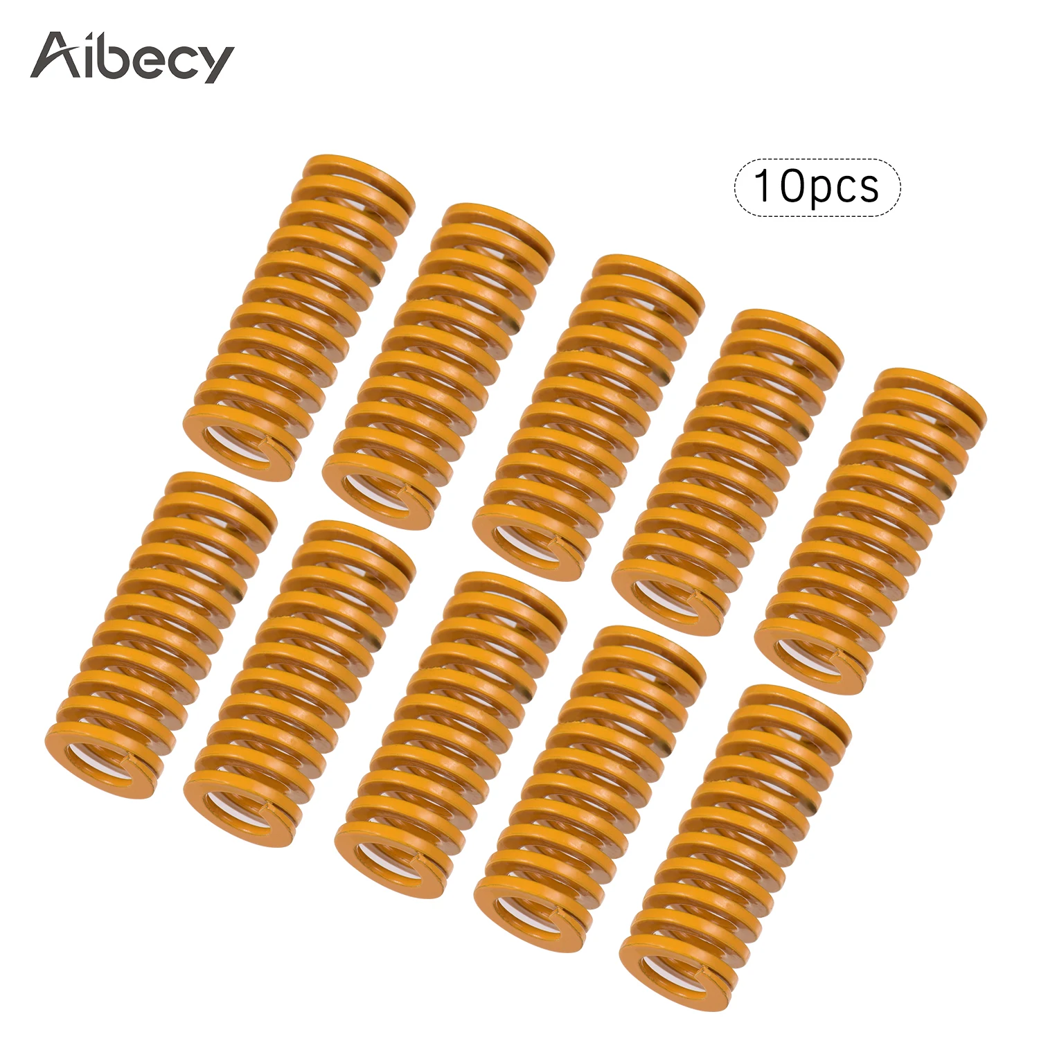 Aibecy 10 шт. желтые пружины формы с подогревом компрессионная штамповочная пружина