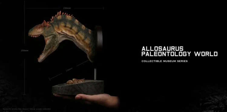 Для коллекции ALLOSAURUS бюст Коллекционная Голова Статуя MUS010A/B серии музейных игрушек исключительный кран 12 ''Статуэтка