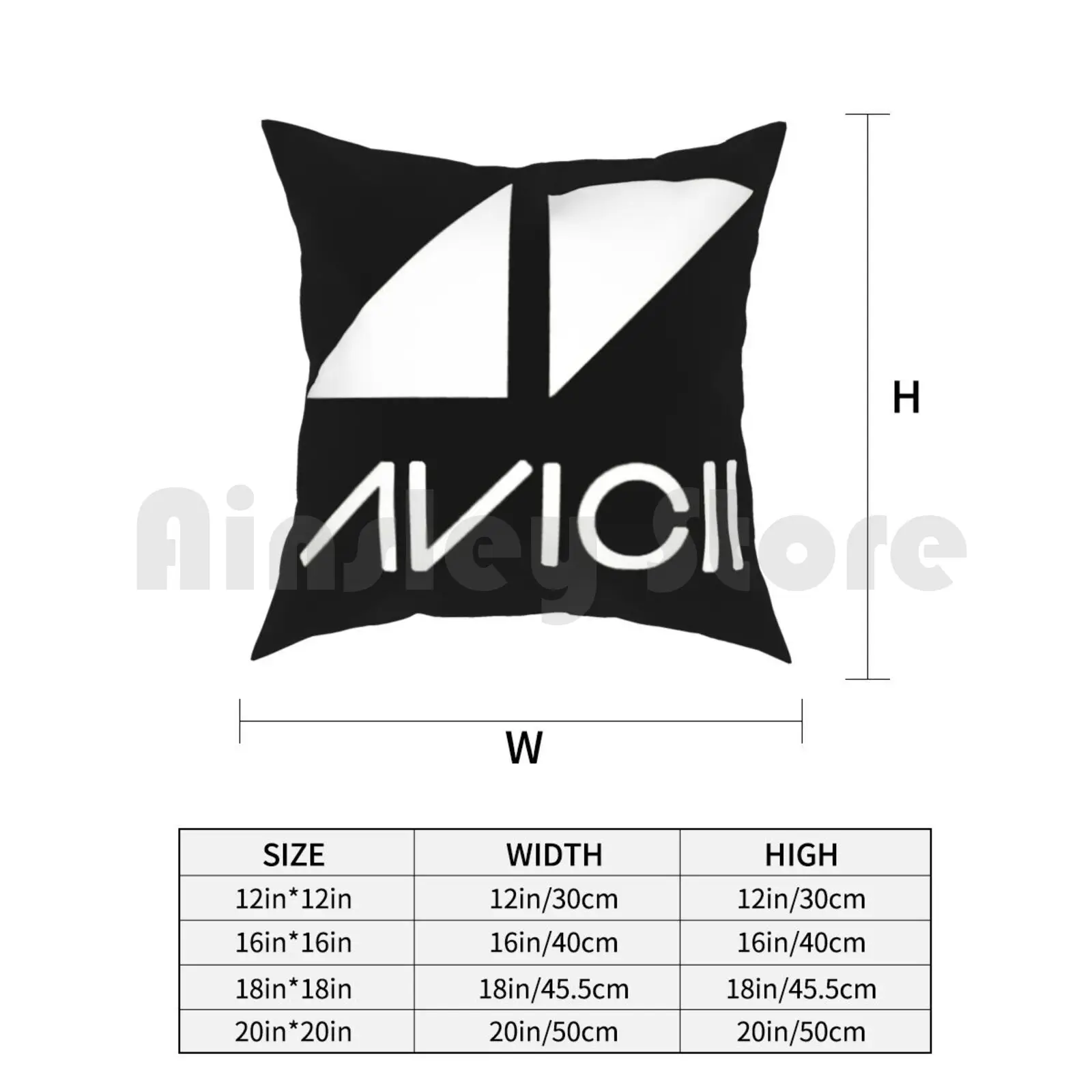 Детская подушка Avic мягкая задняя крышка с рисунком для дома Avicii Music Ultra Dj Edm Dubstep Usp1