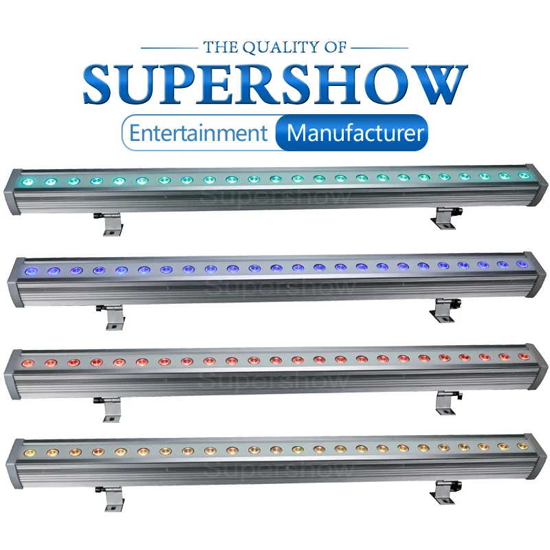 4 шт. 24*3W Led прожекторы светильник полный Цвет RGB 3IN1 сценический влияние для бара