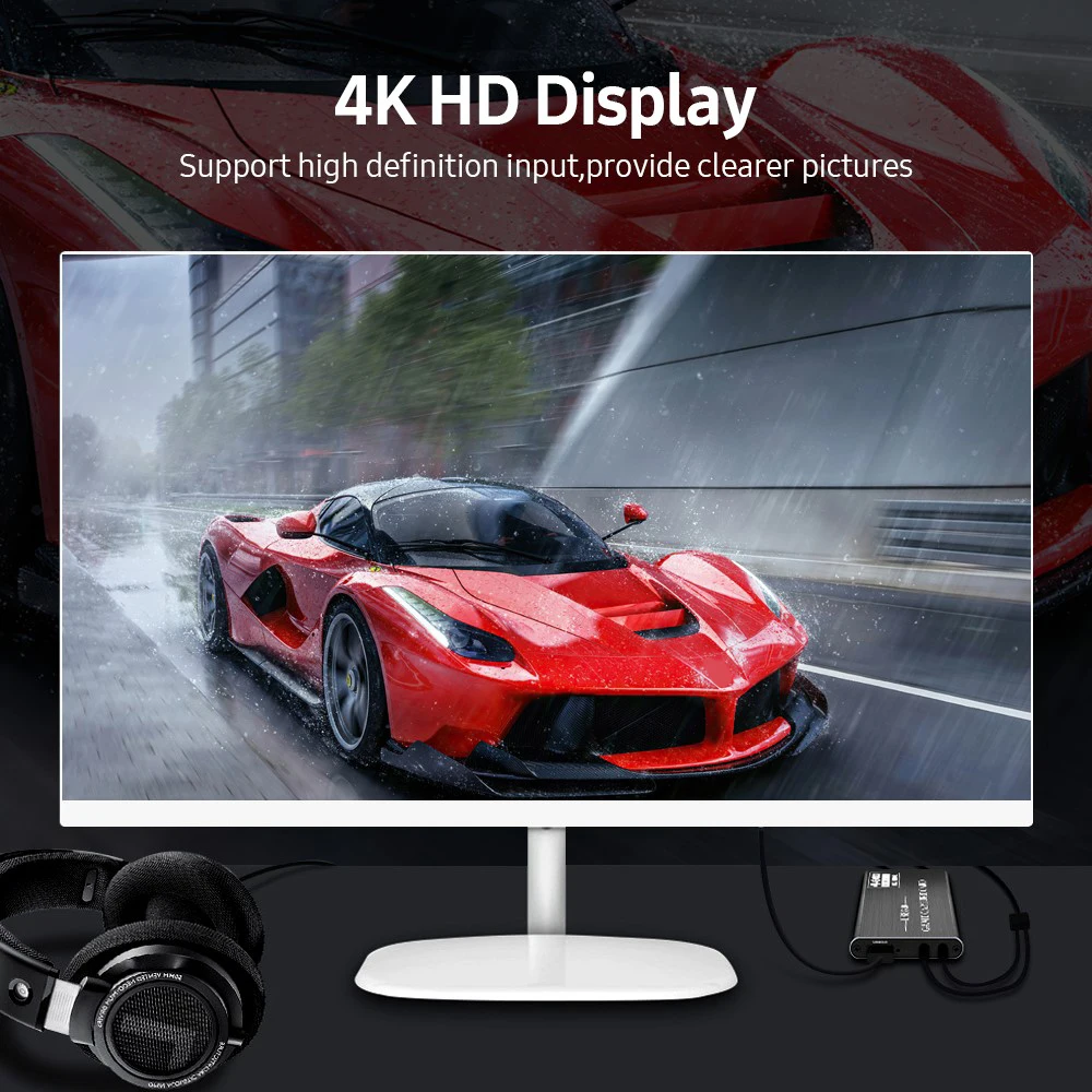 

NK-S41 Game Capture Card USB3.0 Capture HDMI-Compatible 4Kp60 Compatible with PS4/Switch/Camera/Recording/Live Streaming