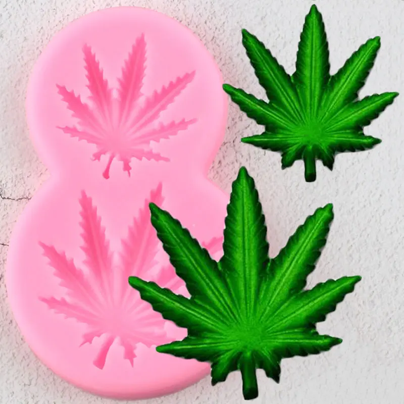 

Maple Leaf Silicone Molds Leaves Cupcake Topper Fondant Cake Decorating Tools DIY Candy Polymer Clay Chocolate Gumpaste Moulds