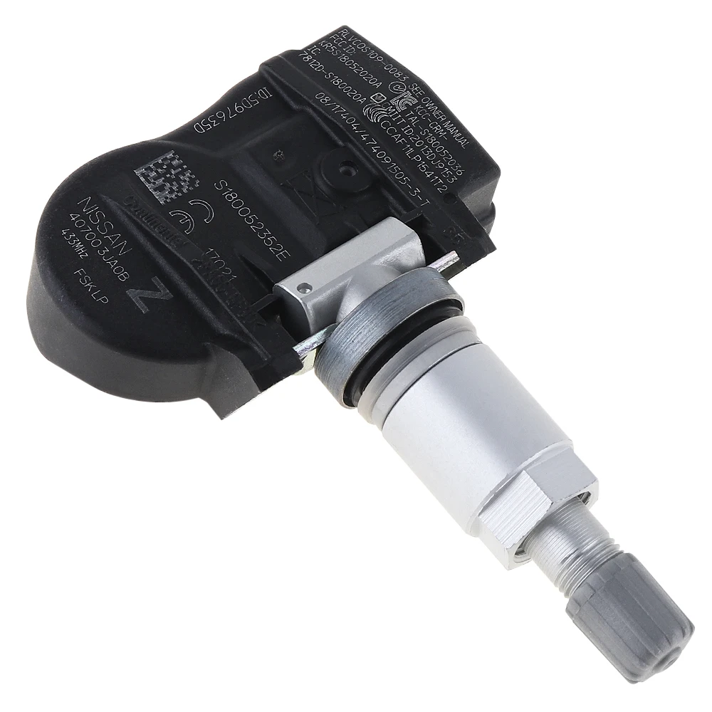 Новый 407003JA0A черный TPMS Чувствительный датчик давления в шинах клапан