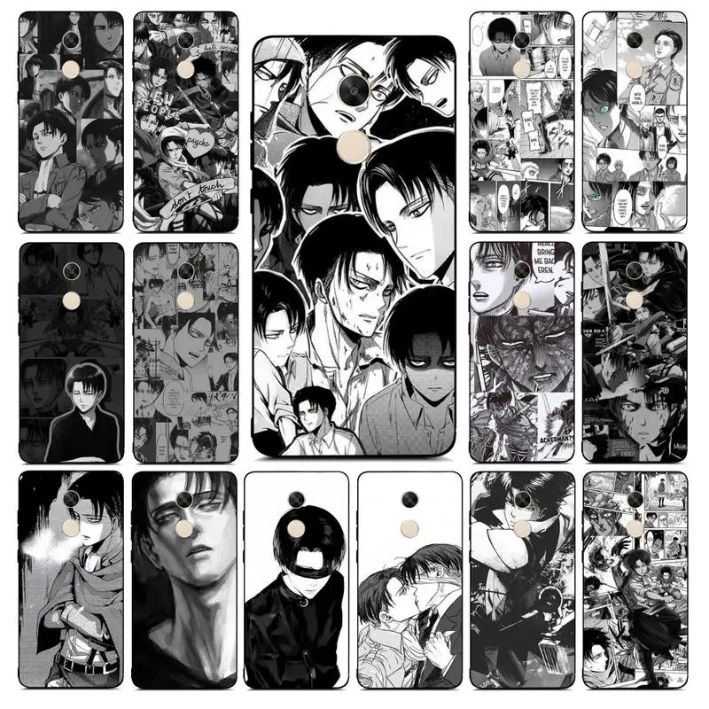 

YNDFCNB Levi Ackerman Phone Case for RedMi note 4 5 7 8 9 pro 8T 5A 4X case