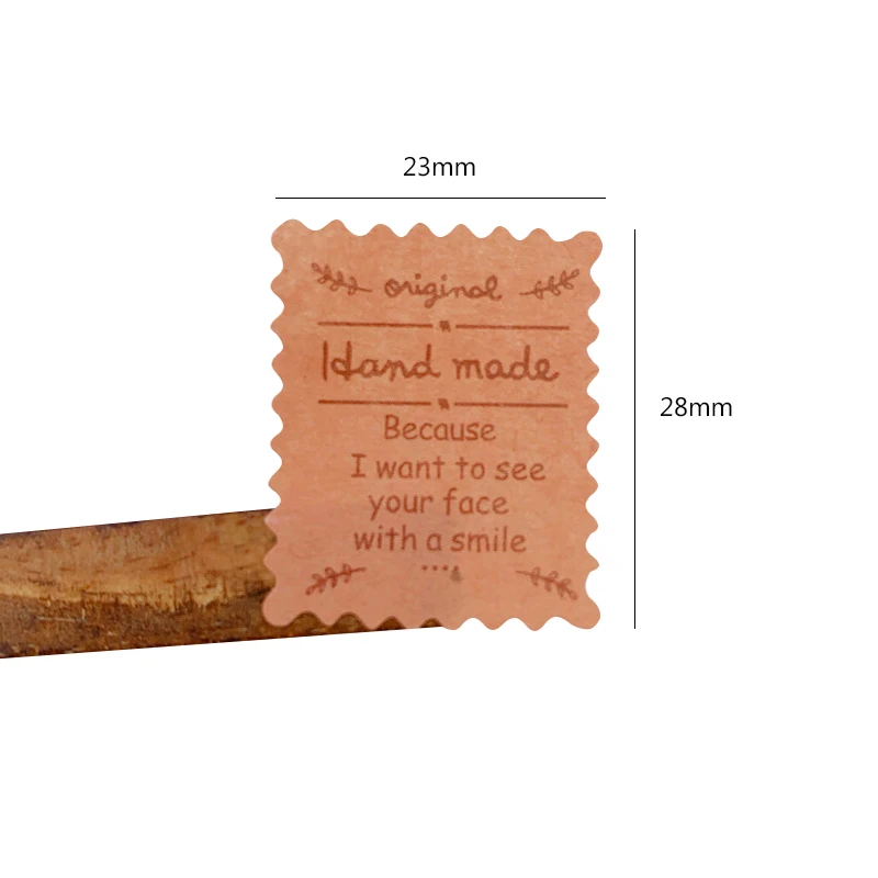 100pcs per pack 100 шт./лот, длинная полоса, наклейка, крафт-этикетка, сделай сам, для ручной работы, уплотнение, скрапбукинг, наклейка - Цвет: 100pcs per pack