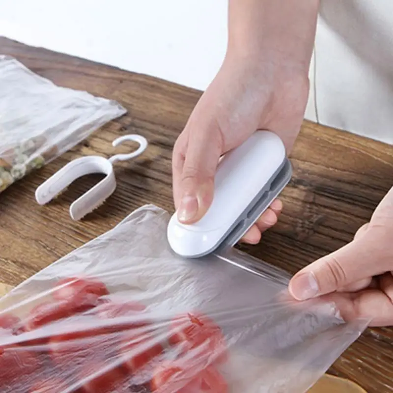 

Kitchen Sealer Vacuum Food Mini Portable Heat Sealin Machine Storage Bag Sealer Seal Machine Plastic Bags Clips Wholesale