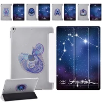 for apple ipad air 3 10 5 tri fold cover case for air 4 10 9air 1 2 9 7star sign pu leather smart tablet stand casestylus