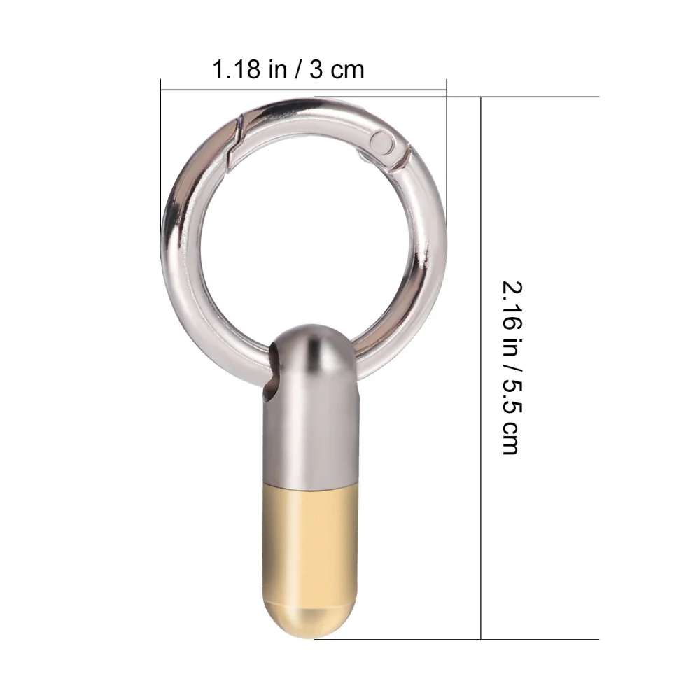 

2pcs Tiny Bradawl Keychain Capsule Cutter Portable Mini Sharp Cutter Gadget