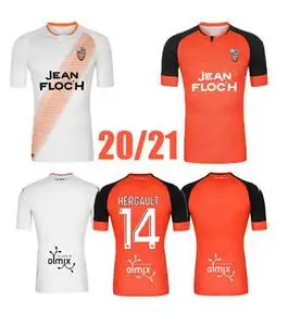 

20 21 FC Lorient soccer jerseys home away 2021 MAILLOT DE FOOT HERGAULT 14 Umut Bozok LE FEE #31 GRBIC #27 football shirts