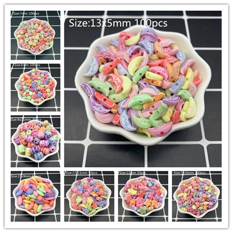 

Акриловые Бусины, серьги, аксессуары для ожерелья, бусины для изготовления ювелирных изделий