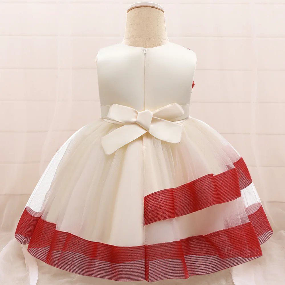 

2021 Newborn Dresses for Baby Girl Summer Christening Party Wedding White Dress Baby Girls Vestido Infantil Princess Clothes