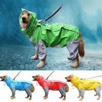 waterproof dog raincoat pet large dog rain coat puppy jumpsuit hooded overalls winter clothes for dogs golden retriever labrador