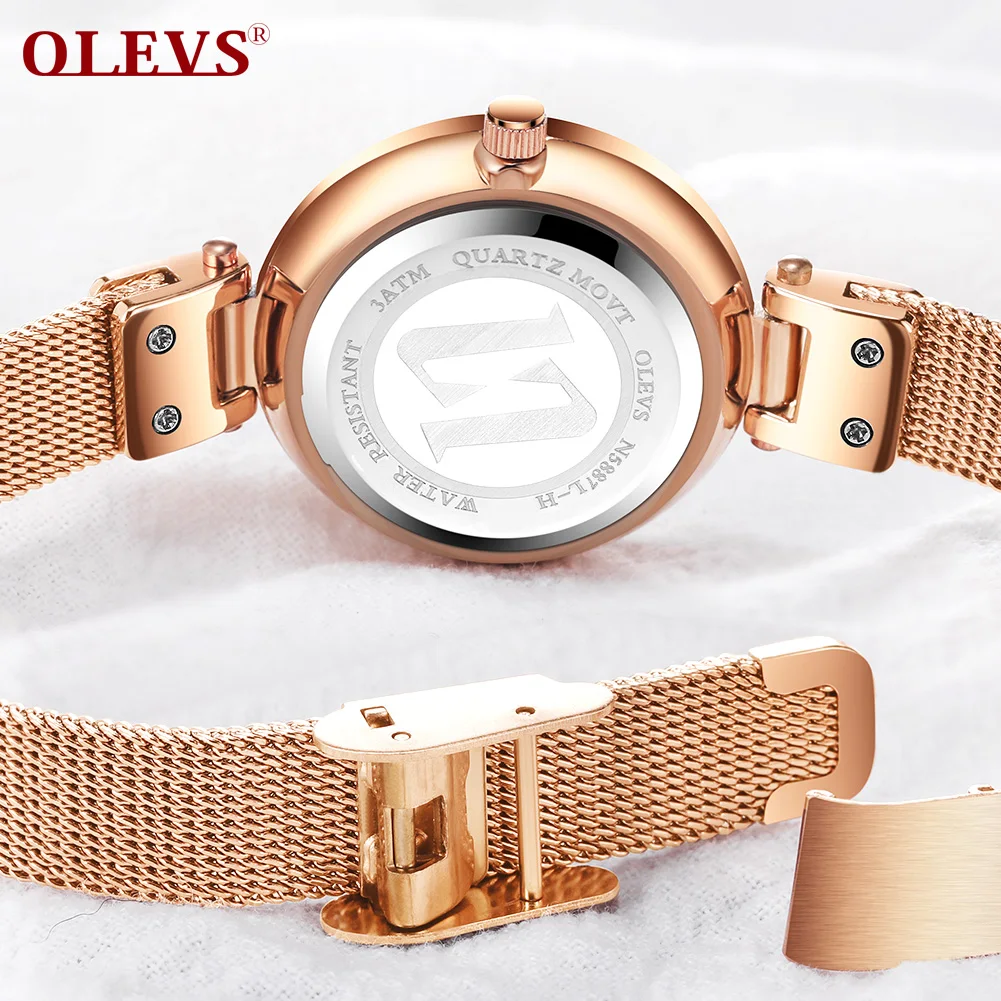 

WATERPROOF MILAN STEEL STRAP CALENDAR LONG NEEDLE COATED MIRROR SCRATCH-RESISTANT FASHION LADIES WATCH QUARTZ WATCHES LUXURY