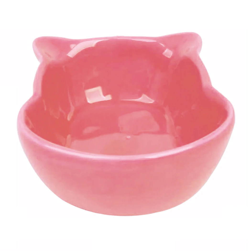 Керамическая миска для домашних питомцев в виде медведя кормушка еды закуски