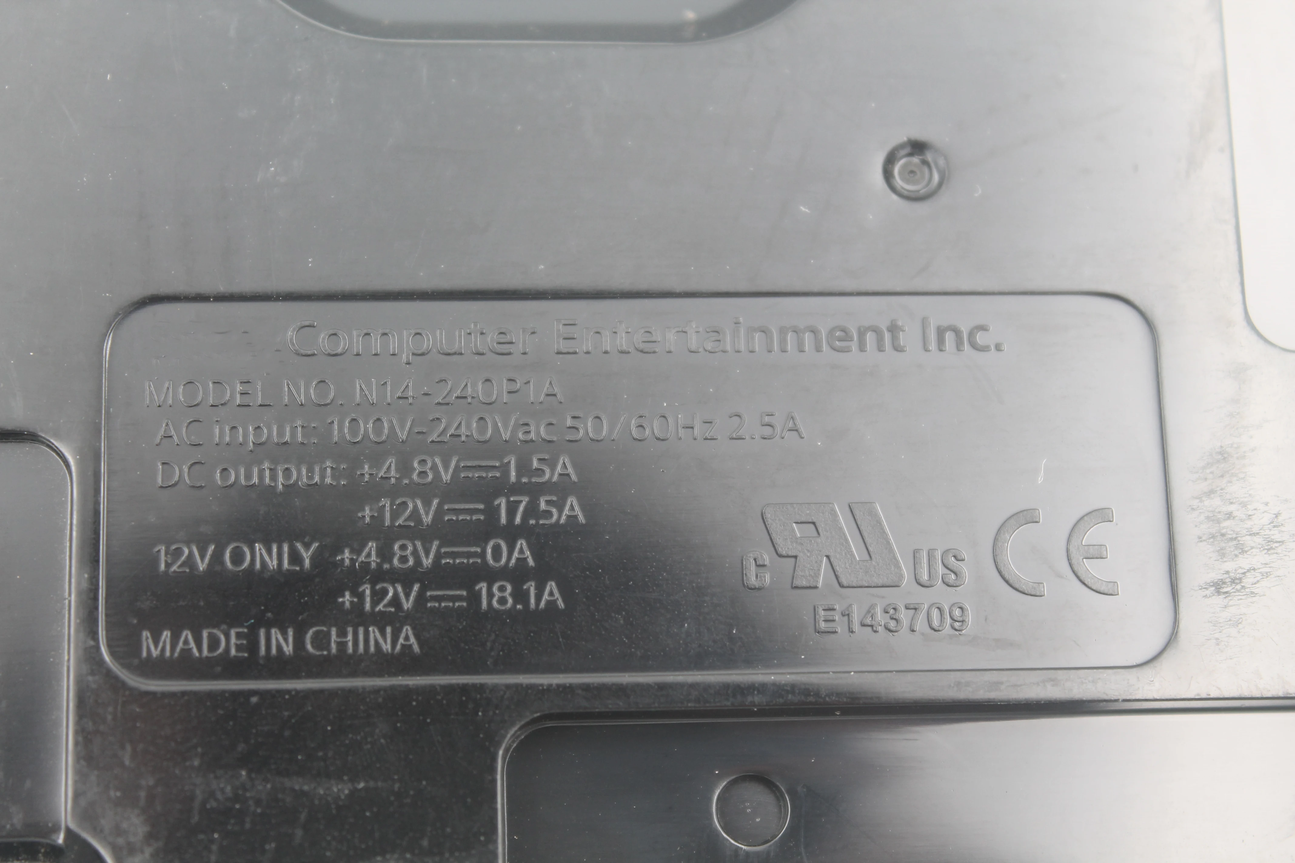 Оригинальная б/у Замена 4Pin Питание адаптер N14 200P1A ADP 200ER для Playstation 4 PS4 CUH
