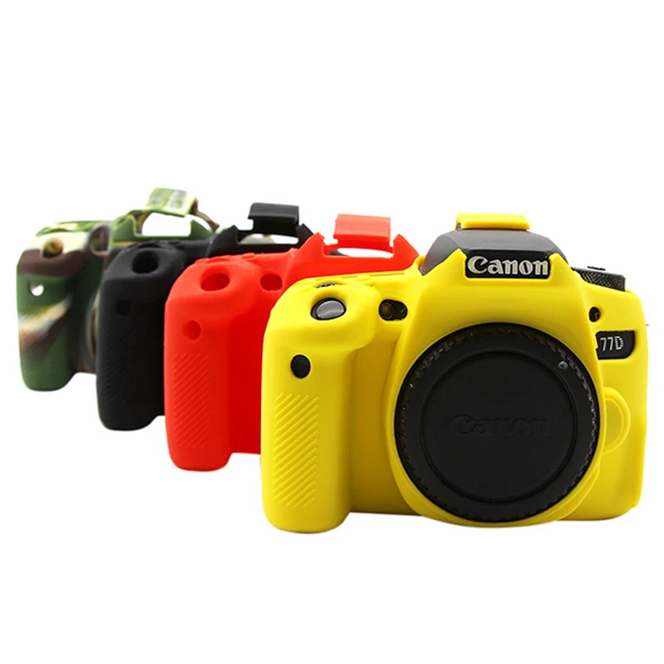 Мягкий чехол для камеры Canon EOS 77D силиконовые аксессуары для фотосъемки хорошая Защитная камера в сборе для профессиональной камеры Canon