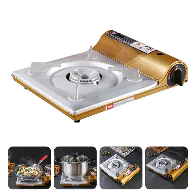 

1 шт., портативная газовая плита случайного цвета