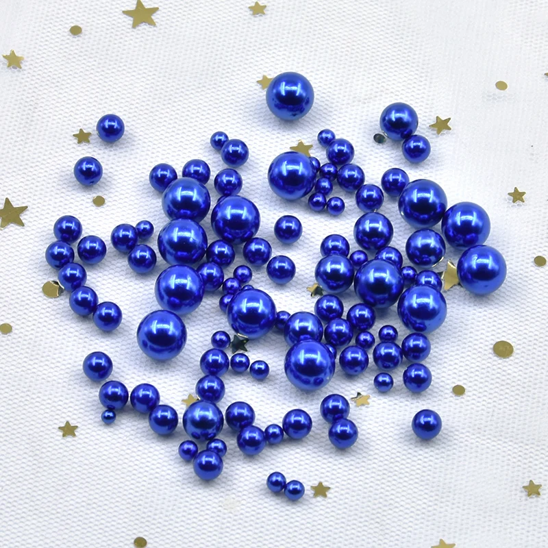 500 шт. акриловые жемчужные бусины без отверстий 4 мм | Дом и сад