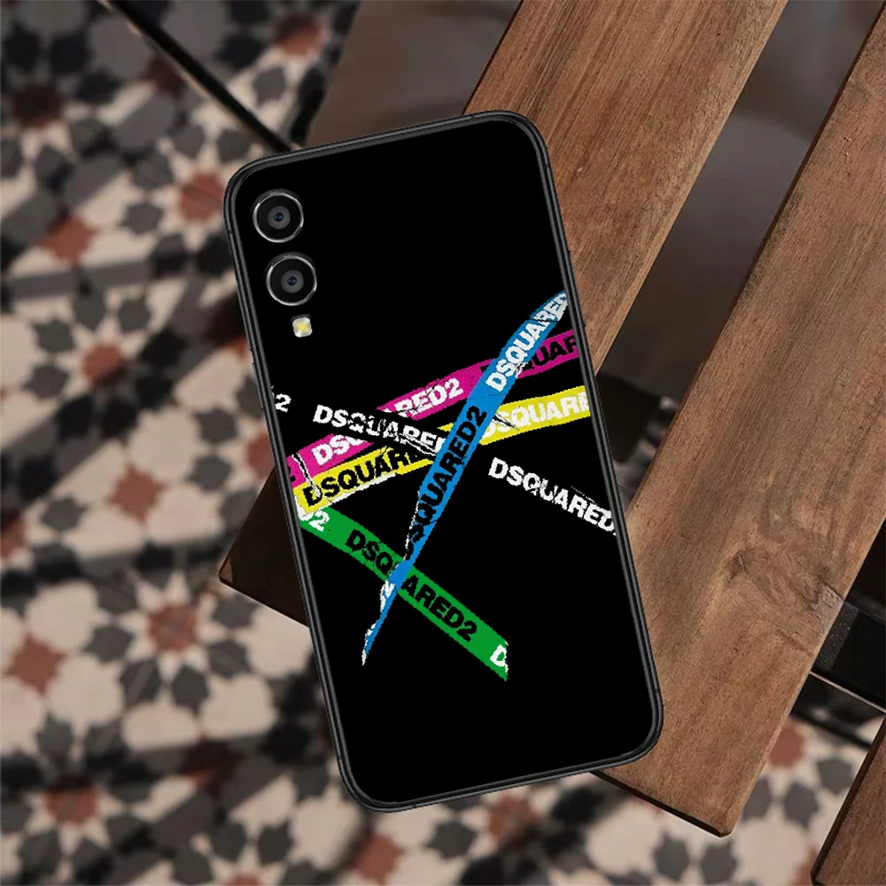 

DSQ2 Italian Fashion Brand D2 Phone Case For HUAWEI Honor 7 8 A 9 X Mate 10 i 20 V 40 Lite Pro Y7 2019 black Funda Trend Etui