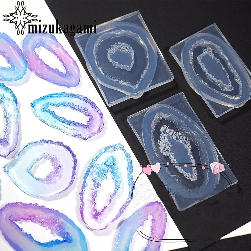 1 шт. Прозрачная силиконовая форма с имитацией натурального камня|Инструменты и