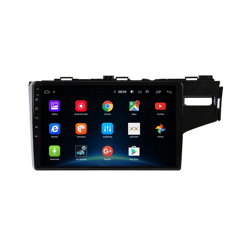 9 &quotAndroid 1 автомобильный DVD видео плеер GPS для RHD Honda Fit 2014 2015 2016 правый Привод радио