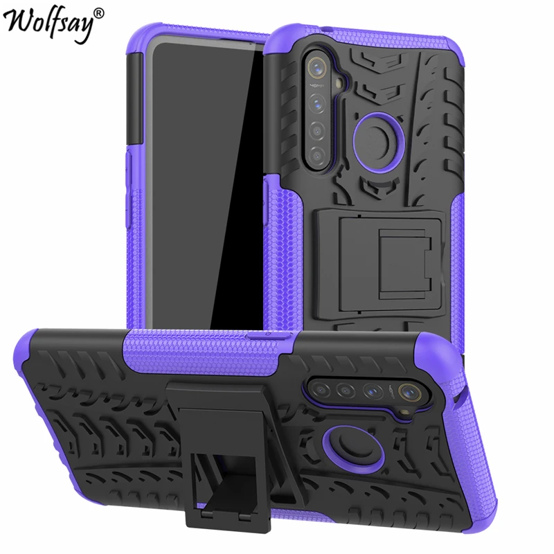 wolfsay case for oppo realme 5i case soft rubber plastic case for oppo realme 5i cover shockproof kickstand fundas free global shipping