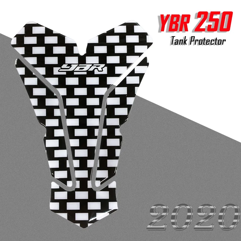 

YBR250 For Yamaha YBR 250 2009 2010 2011 Motorcycle Stickers Accessories 3D Gas Fuel Cap Tank Pad Protector Decoration Decal
