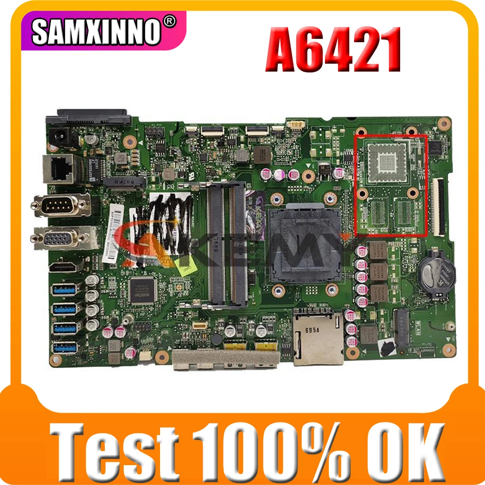 

Новинка! Для asus A6421-K-H110 A6421 материнская плата все-в-одном A6421 оригинальная материнская плата GM протестирована на 100% полная