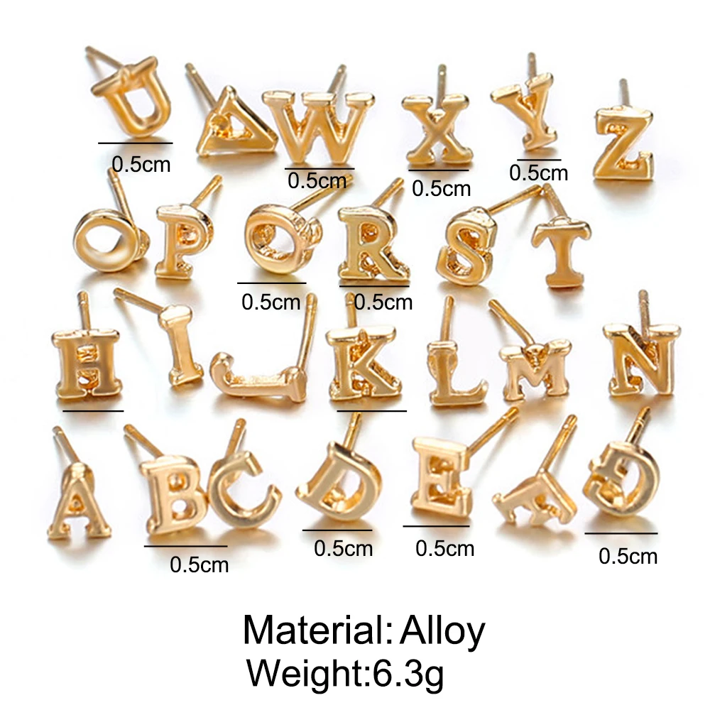 AY Классические мини серьги гвоздики с буквами любовь для женщин новейшие
