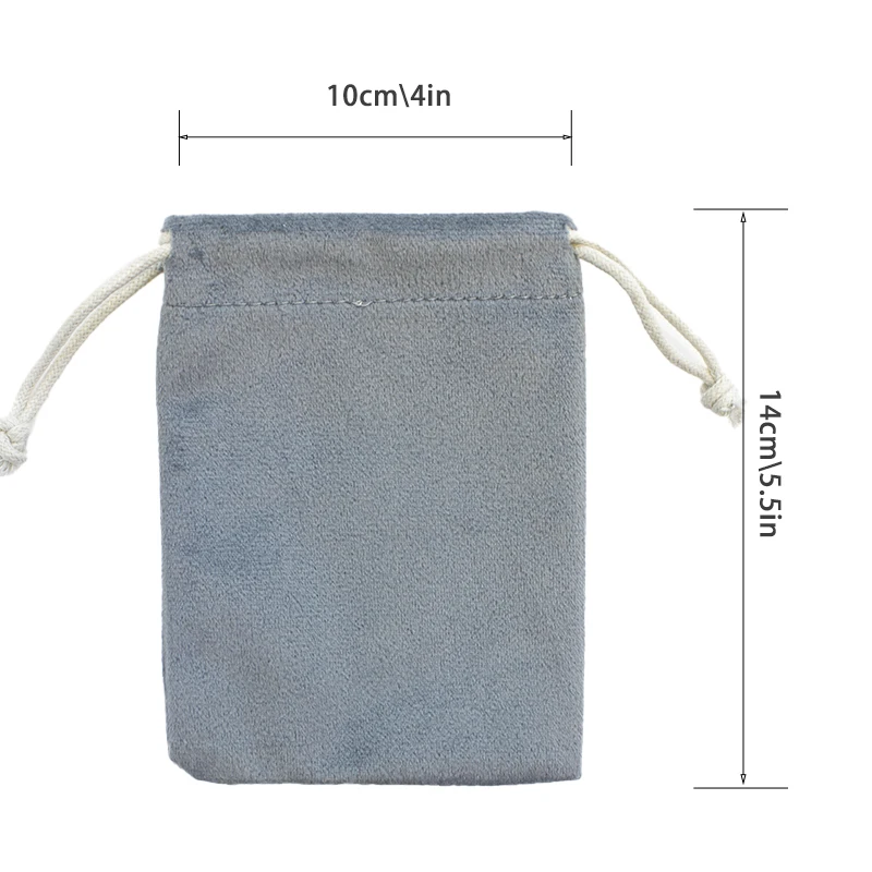 Как подарок 1 шт. Многоцветный бархатный мешок для упаковки ювелирных изделий с завязывающейся шнурком.