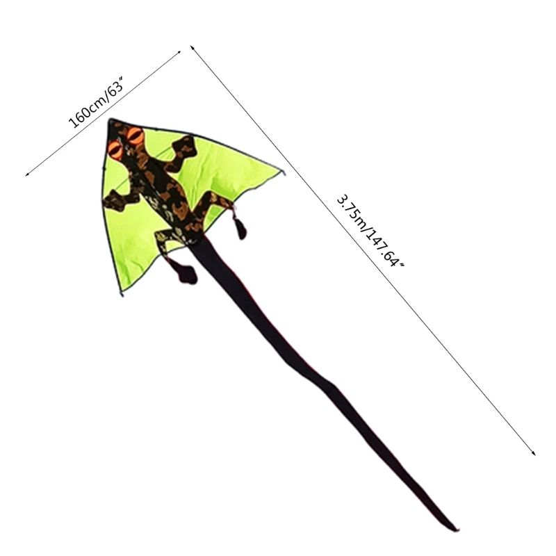 

New Triangle Lizard Kite Breeze Flying Square Outdoor Park for Parent-child Toys