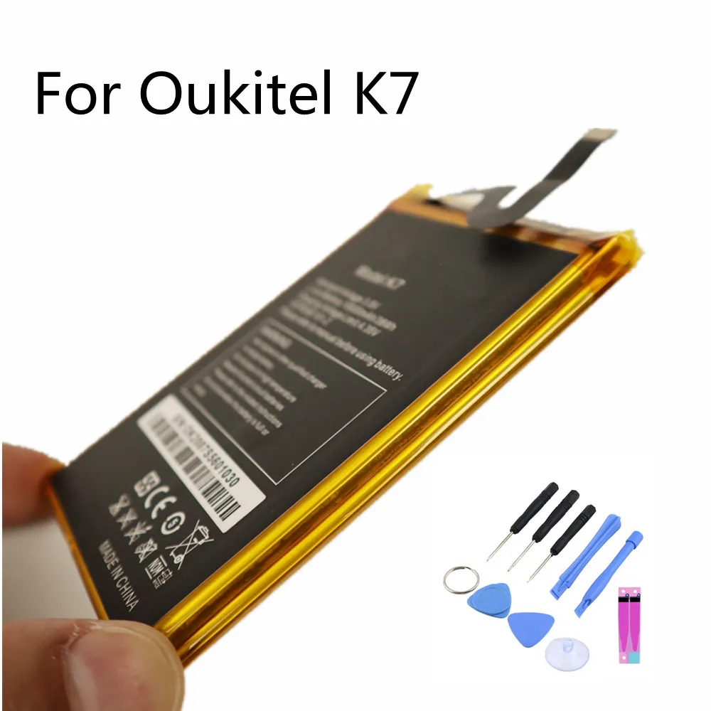 

100% Оригинальный 10000 мАч K7 Аккумулятор для Oukitel K7 K 7 Сменные батареи высокое качество большая емкость резервная батарея + Инструменты