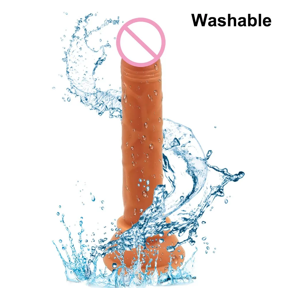 Мягкий фаллоимитатор массажер для клитора Женский мастурбатор точки G Анальная