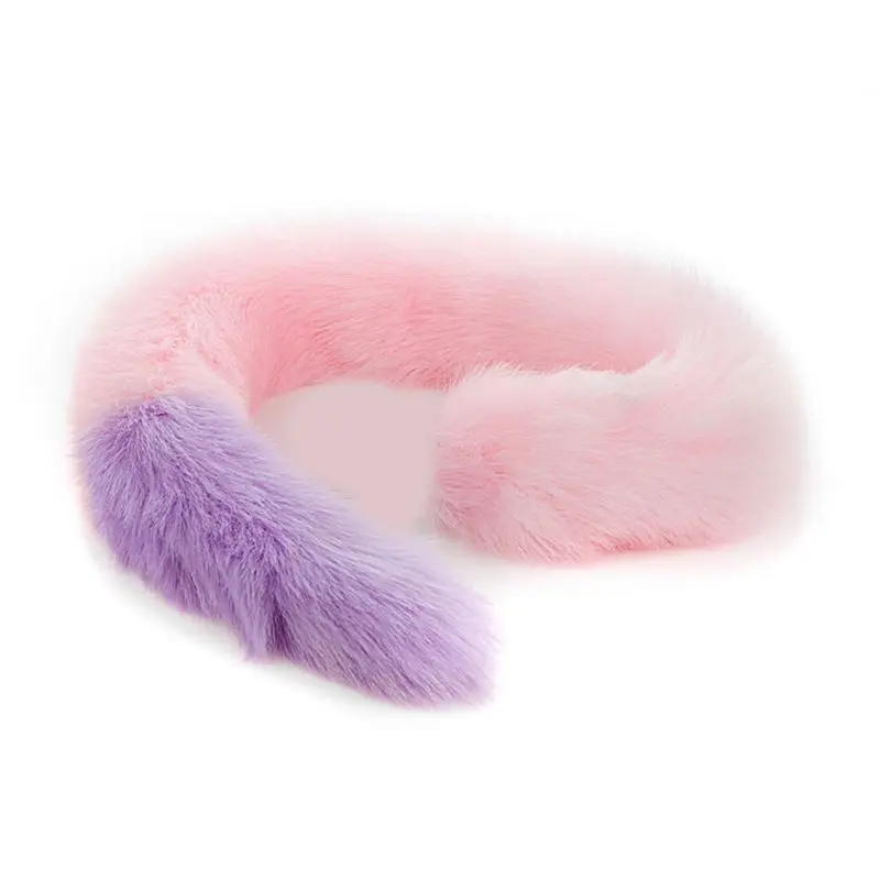 3 размера лисий хвост Анальная пробка металлическая пушистая искусственная