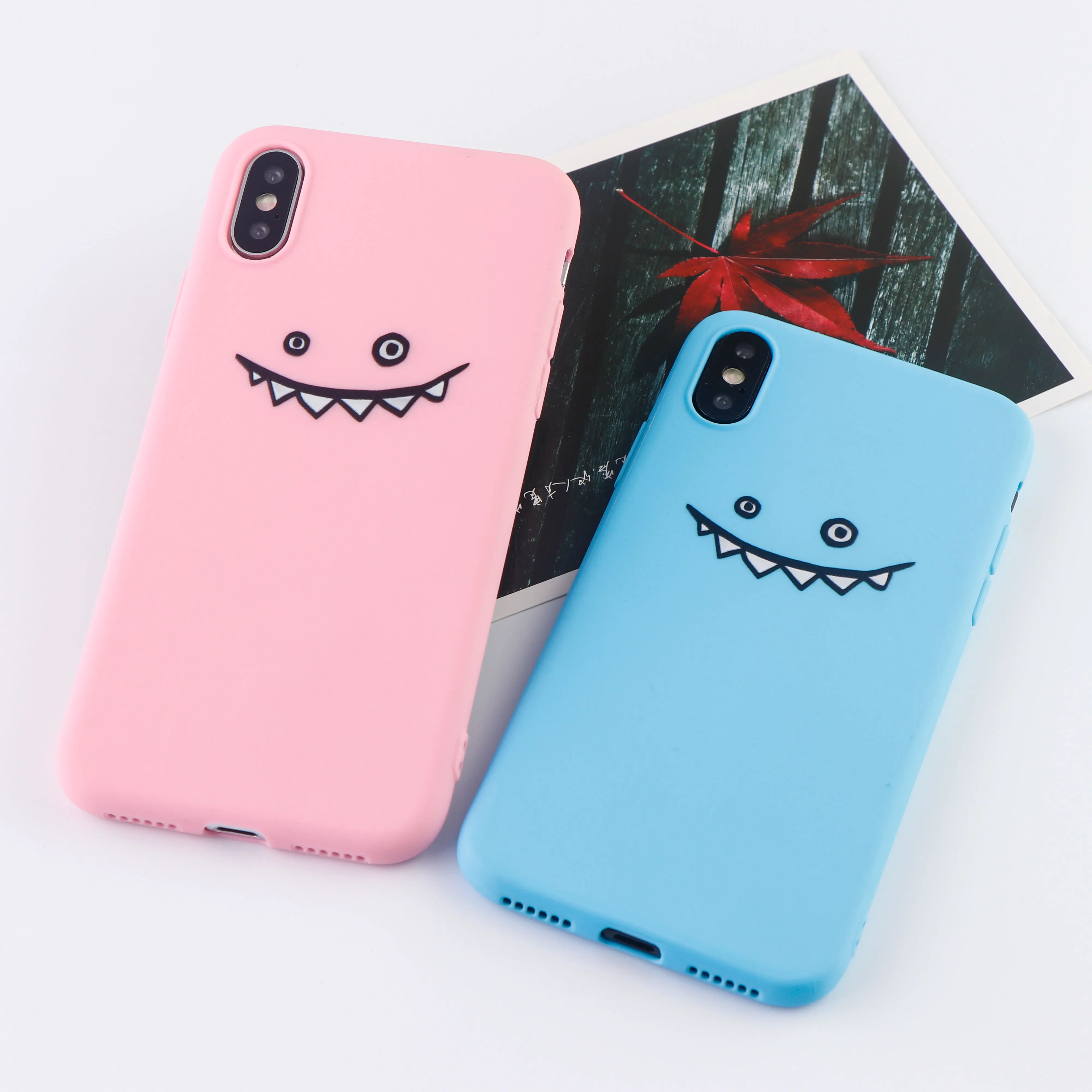 Чехол для телефона Smile iPhone 6s 7 8 11 Plus Pro X XS Max XR модные чехлы со Свинкой мягкие