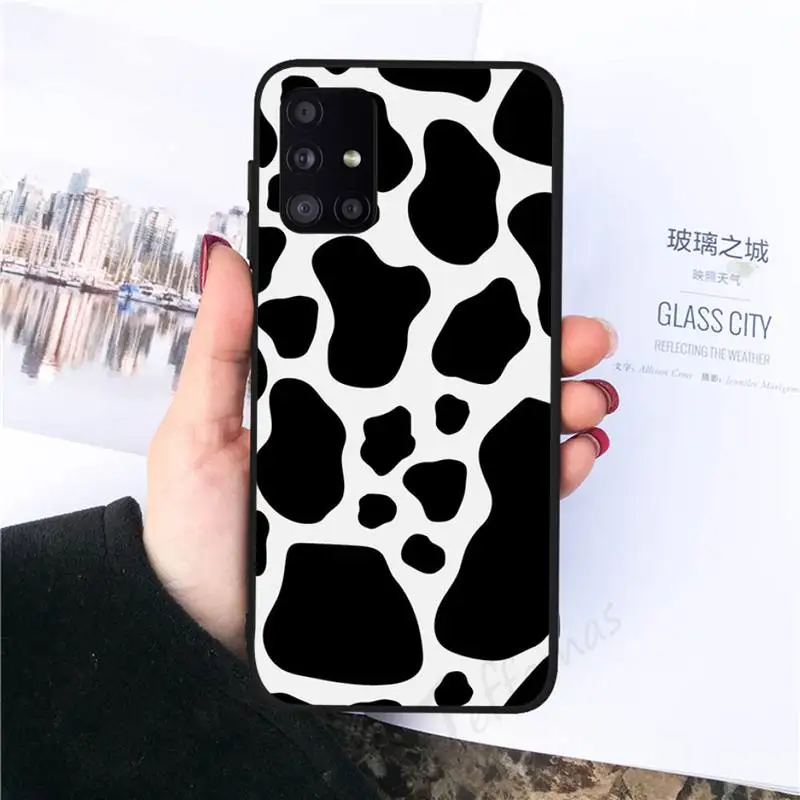 

Cow Print unique design Phone Case For Samsung galaxy S 7 8 9 10 20 edge A 6 10 20 30 50 51 70 note 10 plus