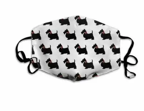 

Scottie Dog Mask Cloth Face Mask Reusable Face Mask