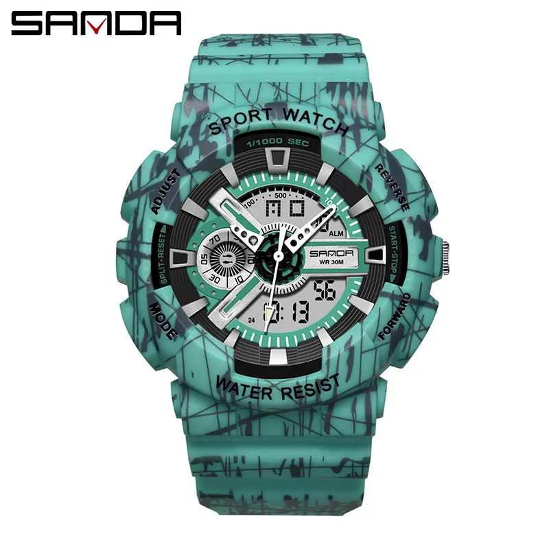 

SANDA Couple Watches Paired Watches for Couples Watch Women Wrist Women's Digital Watch E-watch Men's Lover Mens Man Electronic