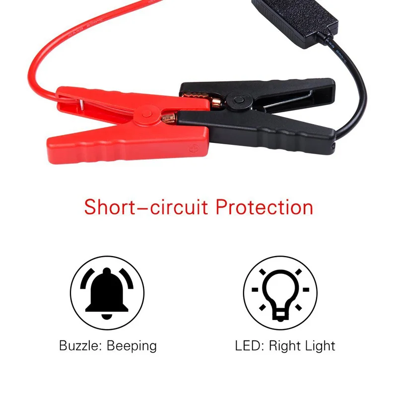 Смарт зажимы для автомобиля 12V пусковое устройство защита от короткого замыкания