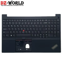 new original us english keyboard with shell c cover palmrest upper case for lenovo thinkpad e15 gen2 laptop 5m11a35651