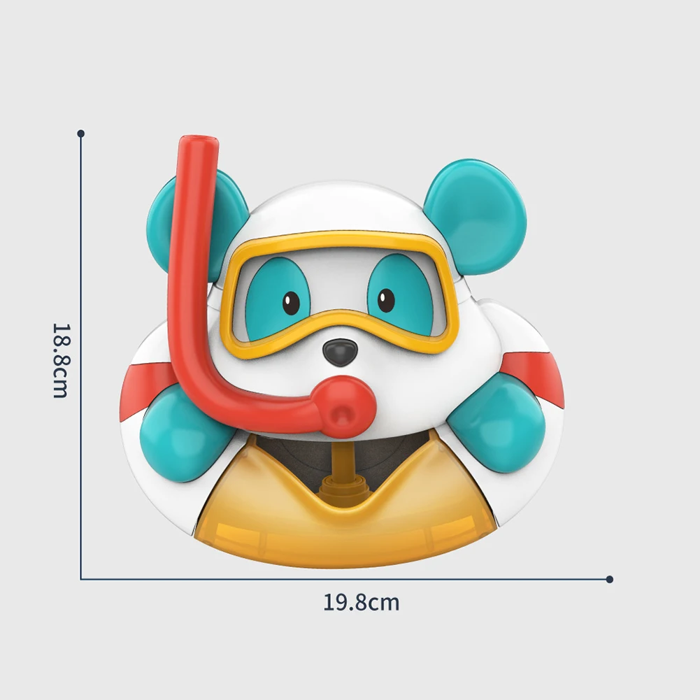 

1pc Baby Bath Toys Bear Bubble Macker Bathtub Soap Machine Toys with Music Automatic Bubble Maker for Children Kids