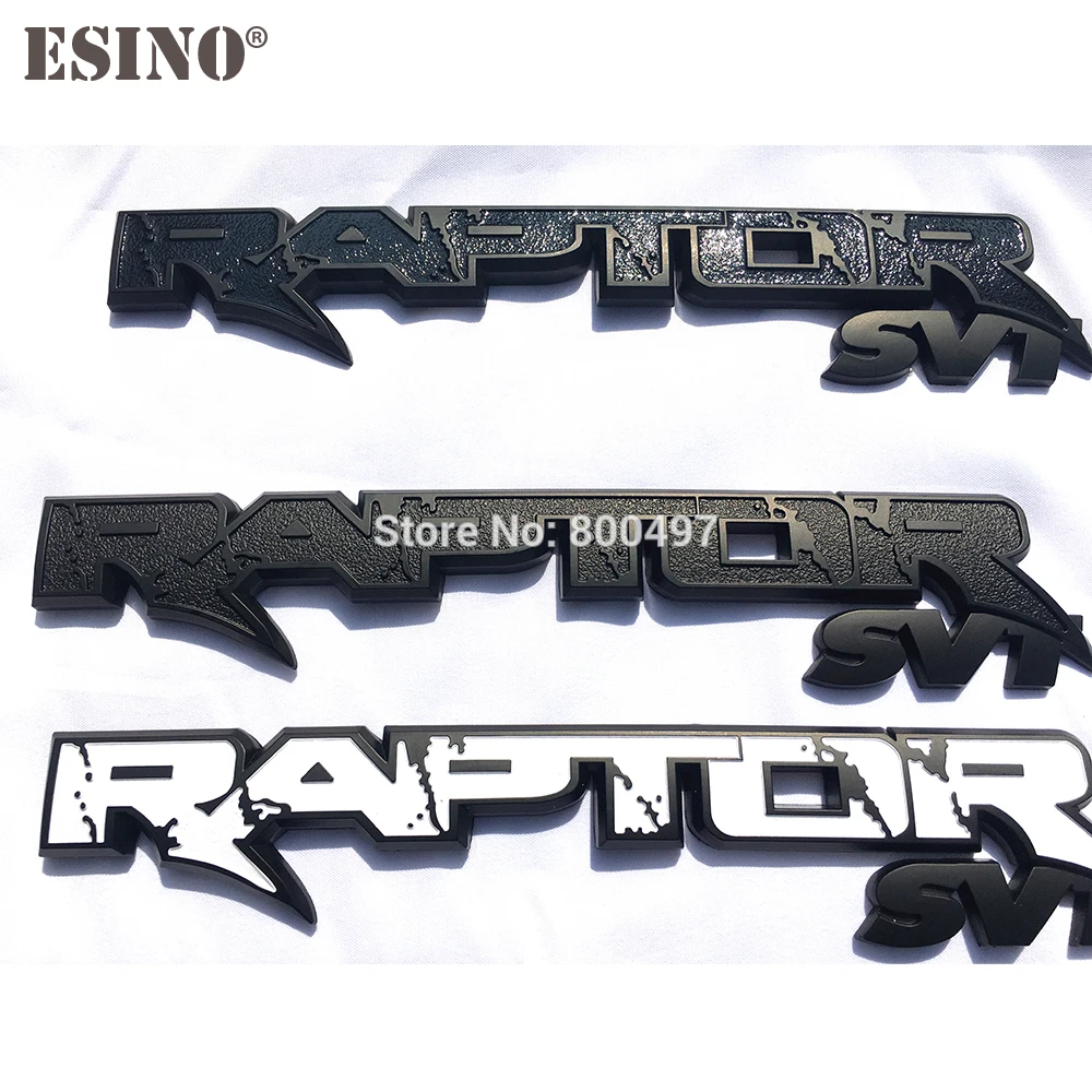 10 x Новинка 3D значок для багажника автомобиля ABS Эмблема RAPTOR SVT аксессуары задней