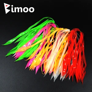 50 шт., Светящиеся Силиконовые юбки для щуки, оранжевые, зеленые, розовые Силиконовые юбки для спиннербейта, резиновые приманки с крючками, юбки для кальмаров