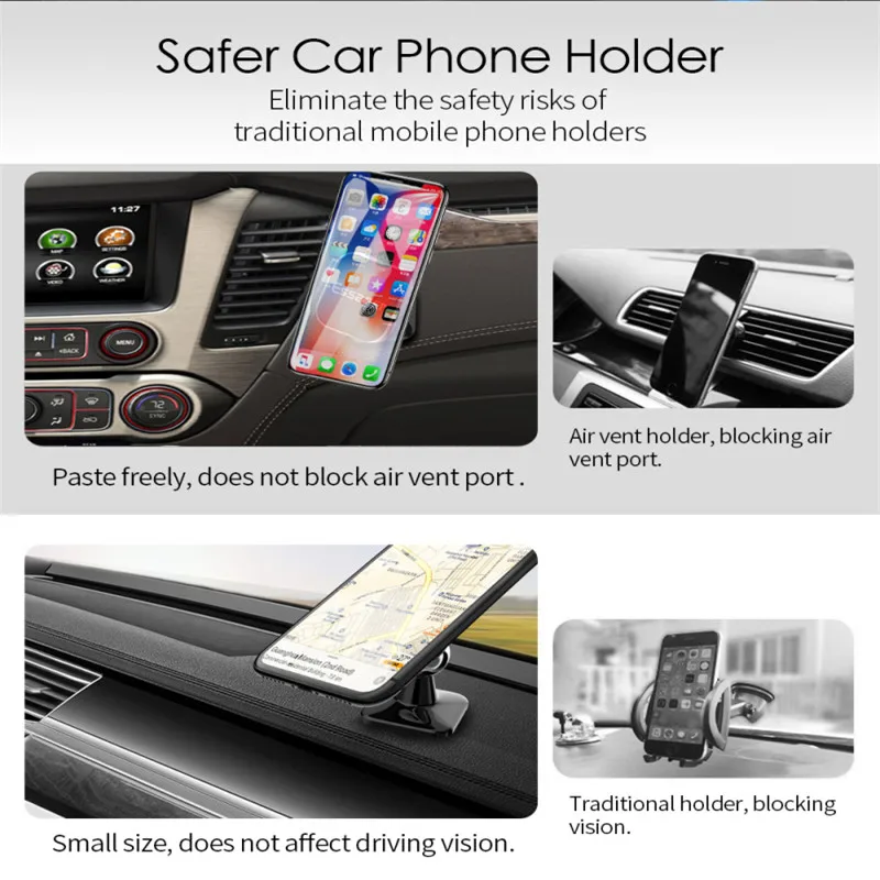 Автомобильные аксессуары интерьерный Универсальный магнитный держатель для