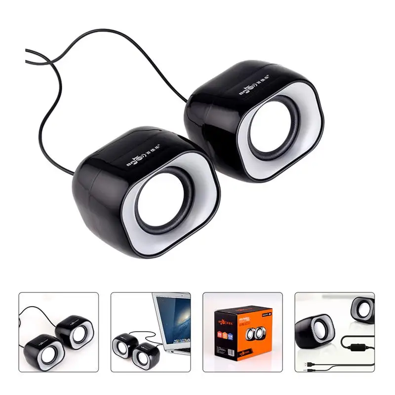

1 Pair USB Computer Mini Speaker Professional Laptop Speaker Mini Laptop Speaker