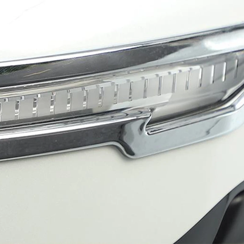 Хромированные полоски для автомобильных зеркал зеркальная Обложка Nissan Qashqai 2016 2017